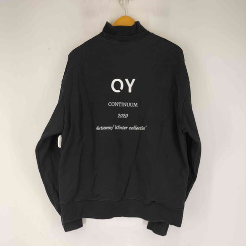 オーワイ OY ドッキングネック ハーフジップ スウェット メンズ