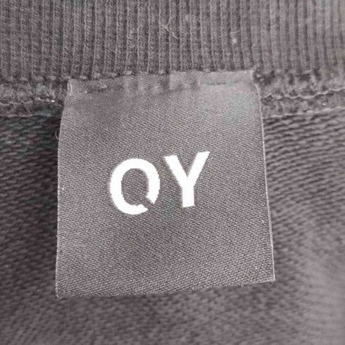 オーワイ OY ドッキングネック ハーフジップ スウェット メンズ