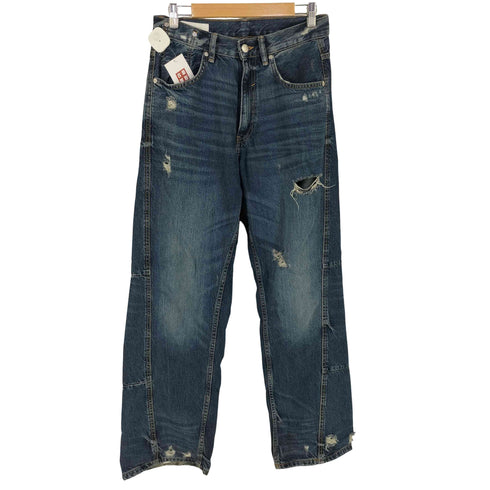 ザラ ZARA シームデティールバギーデニムパンツ メンズ 36