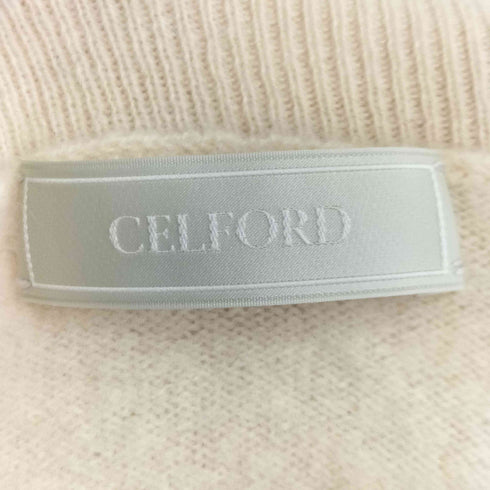 セルフォード CELFORD カシミヤニットプルオーバー長袖ニットセーター レディース JPN:36