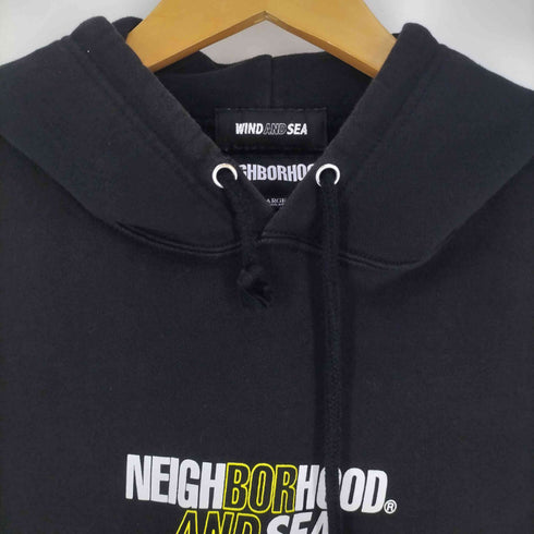 ネイバーフッド NEIGHBORHOOD バックプリント コラボ プルオーバーパーカー メンズ JPN:L