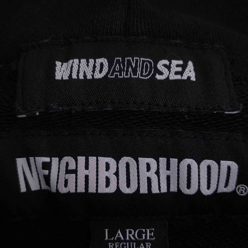ネイバーフッド NEIGHBORHOOD バックプリント コラボ プルオーバーパーカー メンズ JPN:L