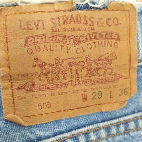 リーバイス Levis 90S USA製 ボタン裏501 505 デニムパンツ メンズ 29/36