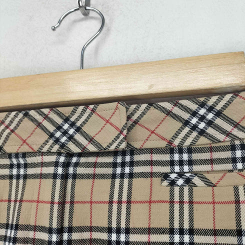 バーバリーブルーレーベル BURBERRY BLUE LABEL ノバチェック コットンミニスカート レディース 38
