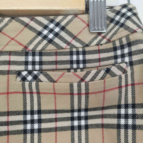 バーバリーブルーレーベル BURBERRY BLUE LABEL ノバチェック コットンミニスカート レディース 38