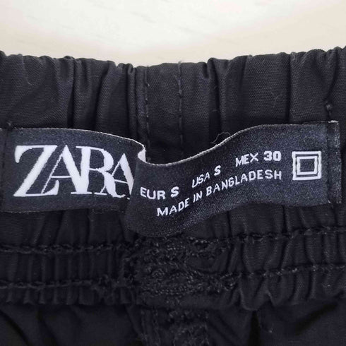 ザラ ZARA ポプリンドローストリングパンツ メンズ JPN:S