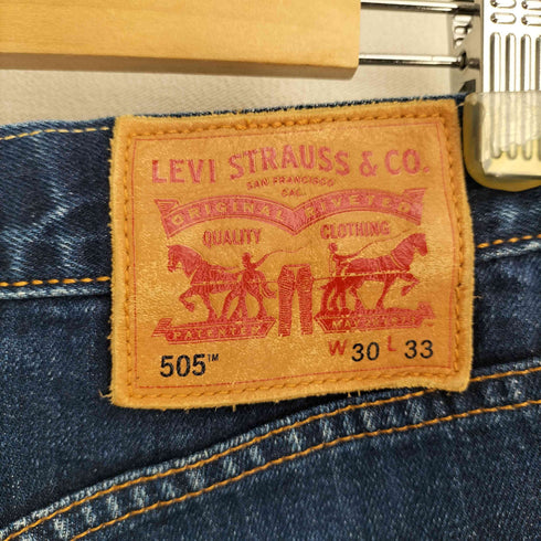 リーバイス Levis 505 レギュラーフィット ジッパーフライデニムパンツ メンズ 30/33