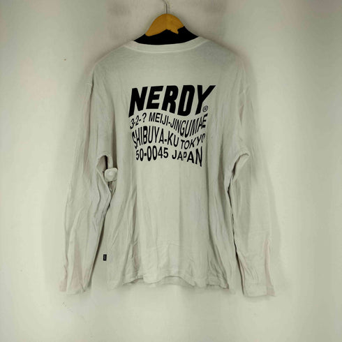 ノルディー nerdy バックプリント L/S Tシャツ メンズ import:M