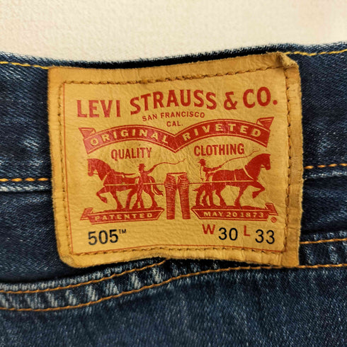 リーバイス Levis 505 レギュラーフィット ジッパーフライデニムパンツ メンズ 30/33