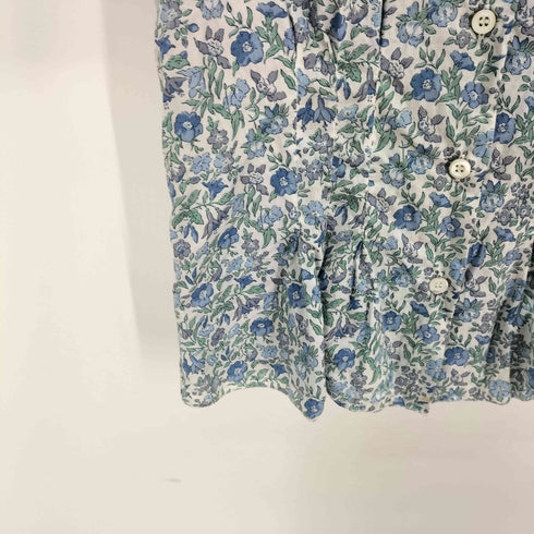 プラダ PRADA 花柄 コットン半袖シャツ レディース DE:38