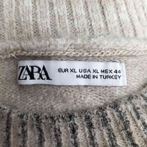 ザラ ZARA TARAMLI TRIKOTAJ POLO KOʻYLAK メンズ import:XL