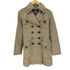 バーバリーブルーレーベル BURBERRY BLUE LABEL メタルボタン ギミック 裏地チェックトレンチコート レディース 36