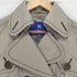 バーバリーブルーレーベル BURBERRY BLUE LABEL メタルボタン ギミック 裏地チェックトレンチコート レディース 36