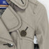 バーバリーブルーレーベル BURBERRY BLUE LABEL メタルボタン ギミック 裏地チェックトレンチコート レディース 36