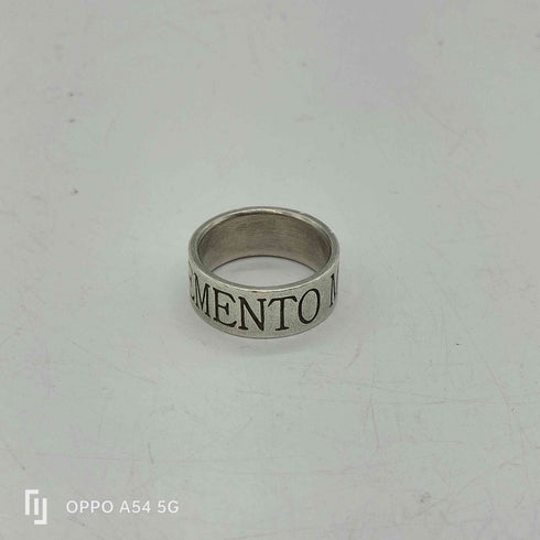 Quetzal ケツァール silver シルバー Memento Mori メメントモリ 刻印 平打ち リング #16 メンズ 16号