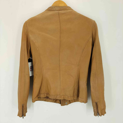 アルアバイル allureville ラムレザーシングルライダースジャケット レディース 1