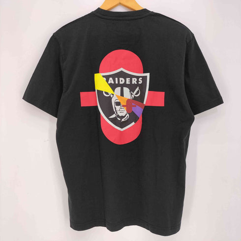 SECONDARY MATTHEW BARNEY 背面 フットボールチームプリント クルーネック半袖Tシャツ メンズ import:M