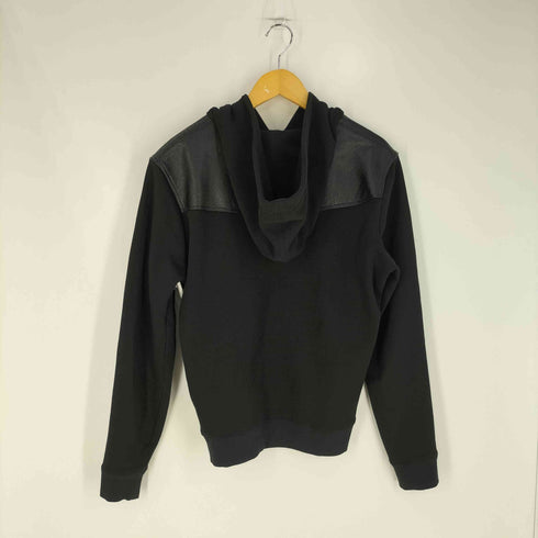 サンローランパリ SAINT LAURENT PARIS フランス製 レザーヨーク ジップパーカー メンズ import:L