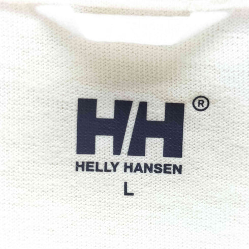 ヘリーハンセン HELLY HANSEN ワンポイントロゴ刺繍 ロングスリーブTシャツ メンズ L