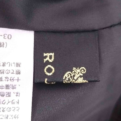 ロジータ Rojita 花柄刺繍 フリル ベルテッドスカート レディース FREE