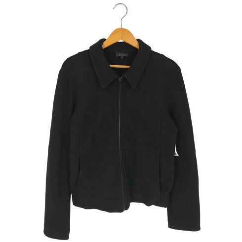 アーペーセー A.P.C. 00S イーストバイウエスト イタリア製 ウール タック ジップジャケット メンズ import:S