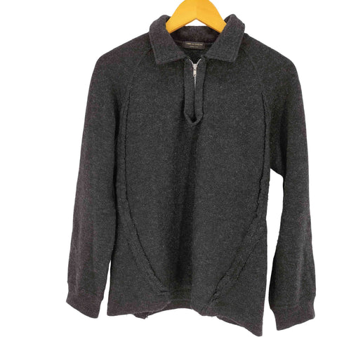 コムデギャルソンオムプリュス COMME des GARCONS HOMME PLUS カーブ期 ハーフジップ ニット メンズ
