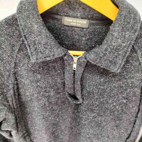 コムデギャルソンオムプリュス COMME des GARCONS HOMME PLUS カーブ期 ハーフジップ ニット メンズ