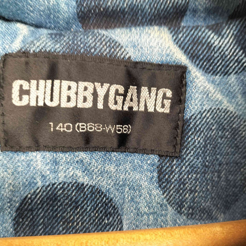 CHUBBYGANG ドット柄デニムジャケット Y2K レディース