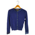 ポールスミスブラック Paul Smith BLACK COMPOSITE ラメリブ ウール カーディガン レディース import:M