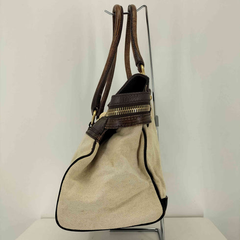 マックスマーラ MAX MARA MARGAUX マルゴー レザーキャンバストートバッグ レディース