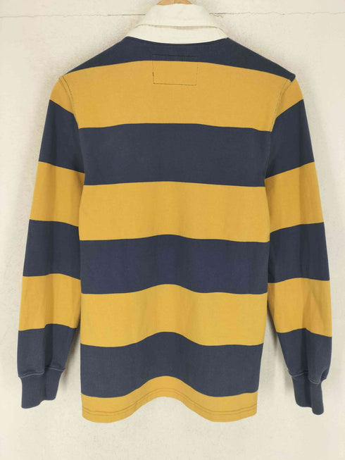 アバクロンビーアンドフィッチ Abercrombie & Fitch ロゴ刺繍ラガーシャツ メンズ XS