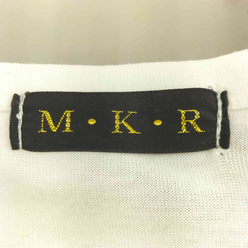 M・K・R グラフィックプリント Vネックカットソー レディース