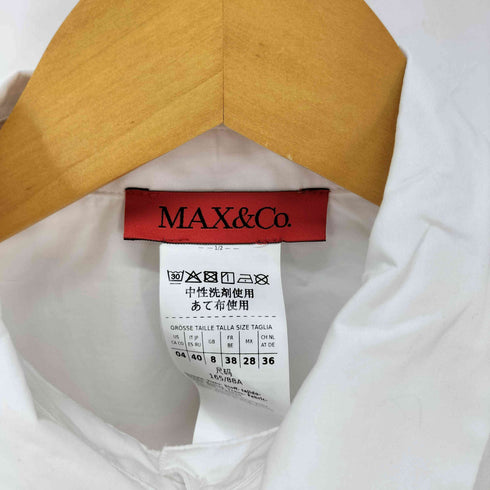 マックスアンドコー MAX&CO. コットン長袖シャツ レディース JPN:40