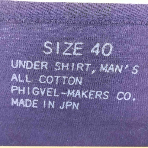 フィグベルメーカーズアンドコー PHIGVEL MAKERS & Co. UNDER SHIRT 半袖カットソー メンズ 3