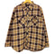 ジェーシーペニー JC Penney 60-70s QUILTED SHIRT 襟芯 マドラスチェック キルティング フランネルシャツ メンズ import:XL