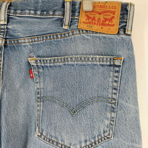 リーバイス Levis 505 ボタン裏4460 ダメージ加工デニムパンツ メンズ
