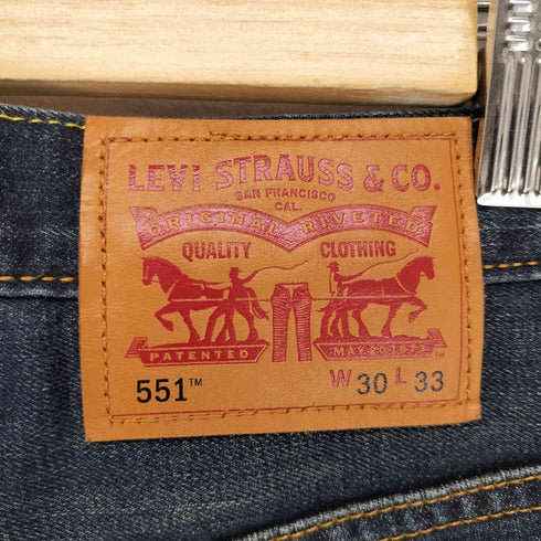 リーバイス Levis 551 ボタン裏3269 ジップフライデニムパンツ メンズ W30