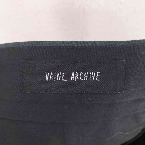 ヴァイナルアーカイブ VAINL ARCHIVE モヘア混ウールスラックス メンズ S