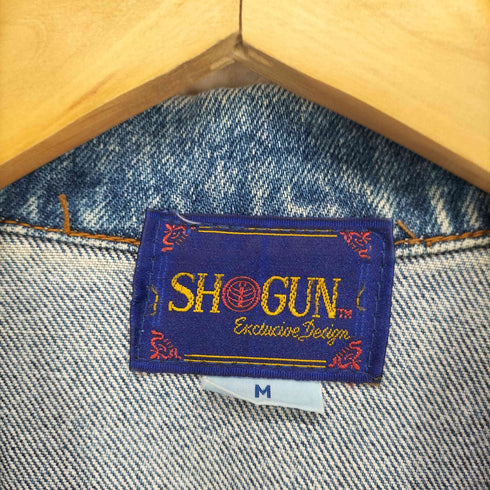 {SHOGUN フロントロゴ刺繍デニムジャケット メンズ M