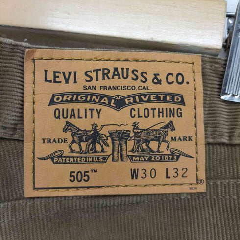 リーバイス Levis 505 ボタン裏3249 ジップフライコーデュロイパンツ メンズ W30