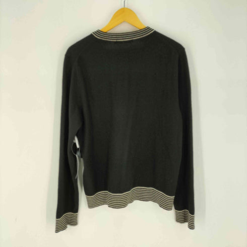 アンダーカバー UNDERCOVER Undercoverism カシミヤ100% Vネック ボーダー ニット メンズ JPN:3