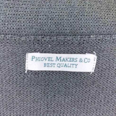 フィグベルメーカーズアンドコー PHIGVEL MAKERS & Co. W/L ZIP UP KNIT メンズ 2
