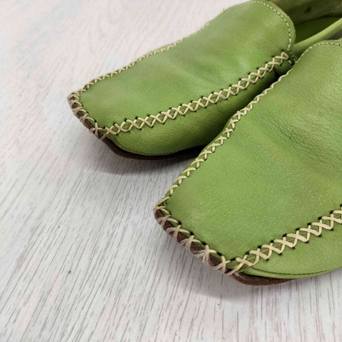 マックスマーラ MAX MARA レザー モカシンローファー レディース EUR:35