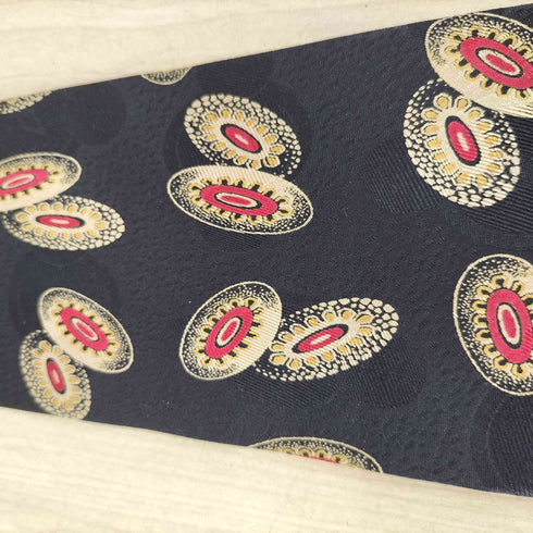 Arthur Puke MADE IN ENGLAND 総柄シルクネクタイ メンズ