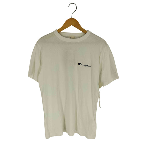 チャンピオン Champion ベイメンSCRIPTクルー ロゴ刺繍 クルーネックTシャツ メンズ import:L