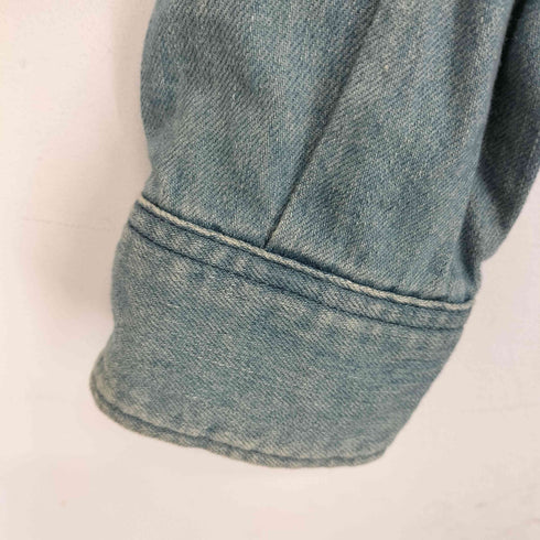 ノーアイディー NO ID. ノーカラーデニム L/S デニムウエスタンシャツ メンズ 1