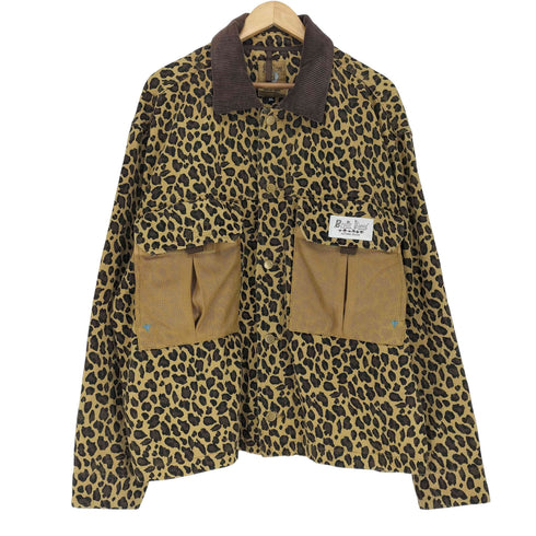 ブレインデッド BRAIN DEAD Cropped Chore Jacket Leoaprd メンズ import:XL