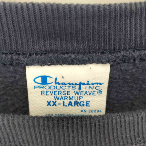 ミンナノ MIN-NANO REVERSE WEAVE プリントロゴ クルーネックスウェット メンズ XXL