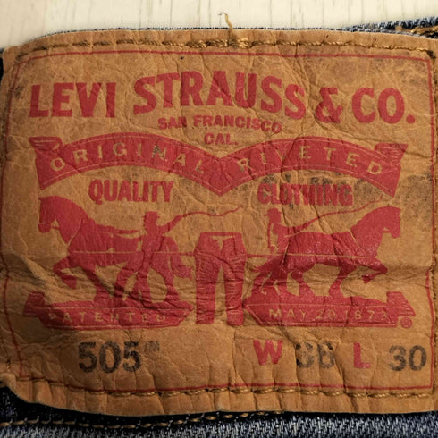 リーバイス Levis 505 ジップフライ ストレートデニムパンツ メンズ W36 L30