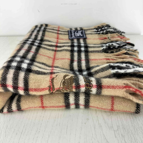 バーバリーズ BURBERRYS ロゴ刺繍 ノバチェック ブランケット レディース